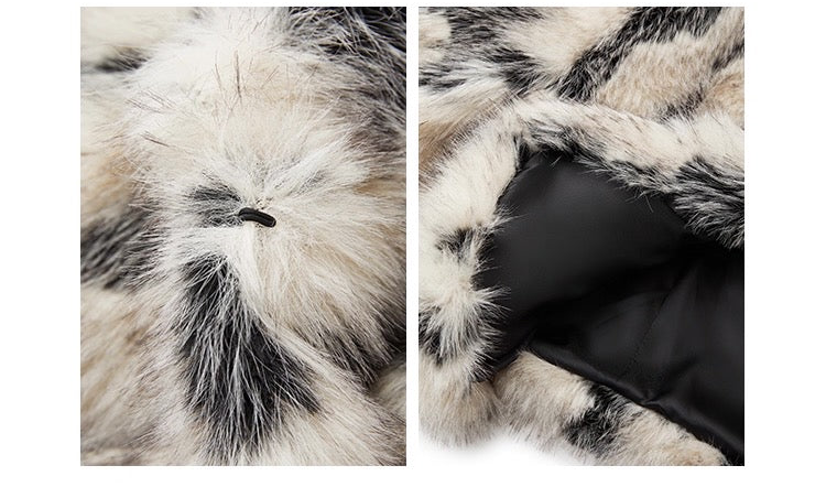 フェイクファーショートコート