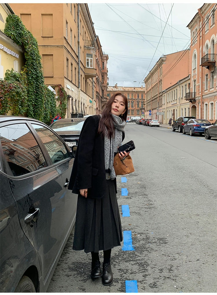 タックプリーツスカート