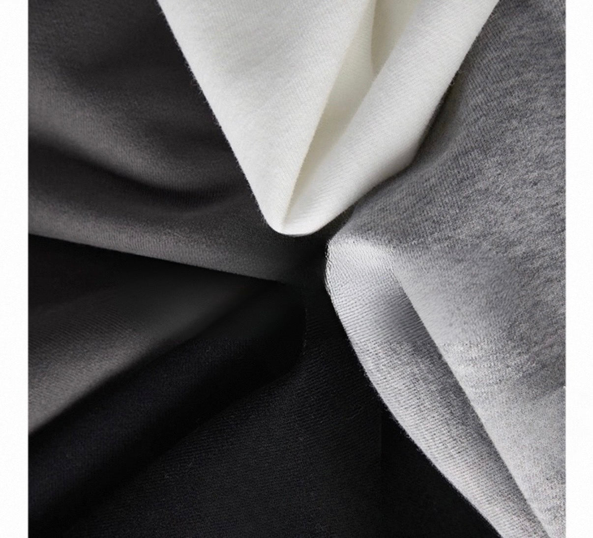 2タイプネック ギャザースリーブスウェット