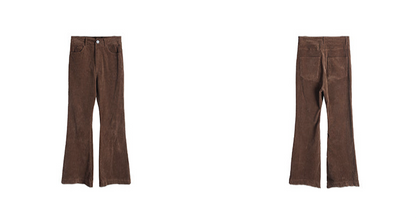 コーデュロイフレアパンツ