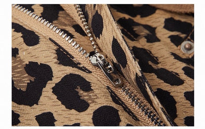 レオパード ワイドパンツ