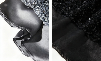 ベルベットスパンコール グリッタースカート