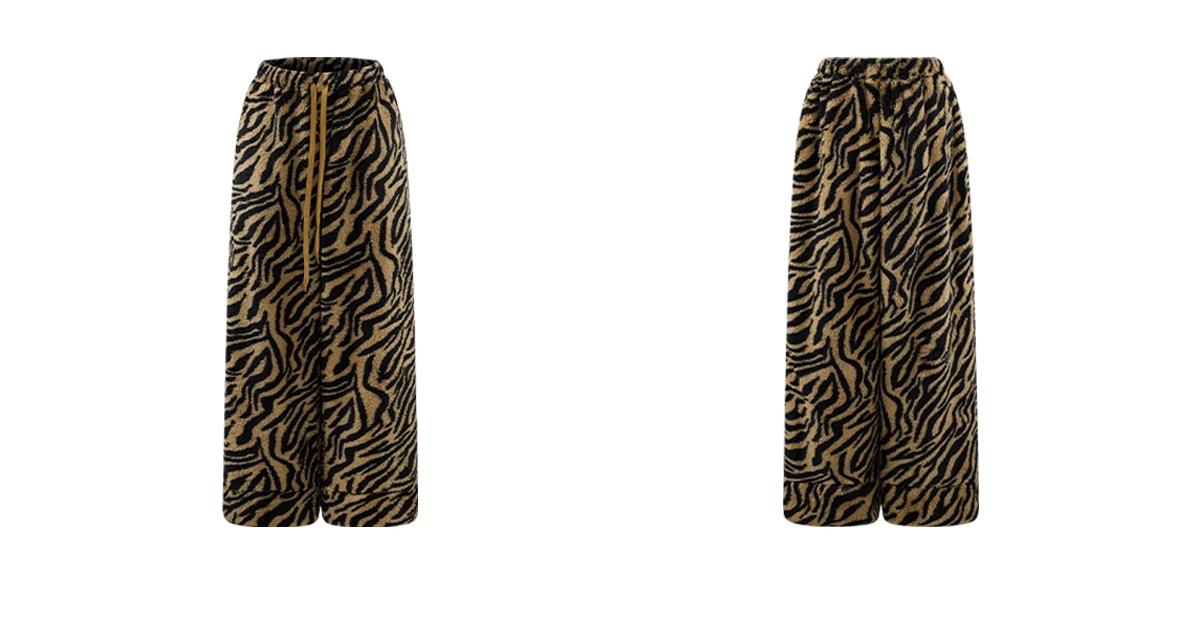 アニマル ボアワイドパンツ