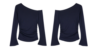 フレアスリーブオフショルトップス