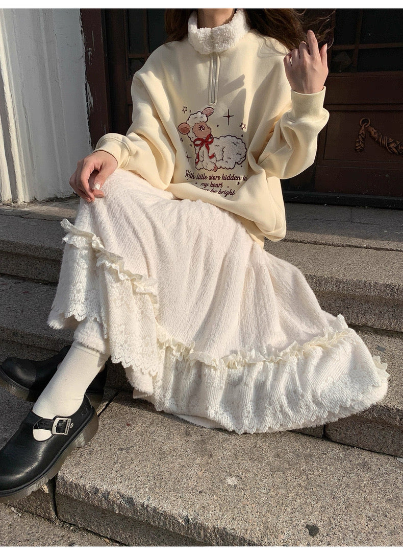 ファーティアードスカート