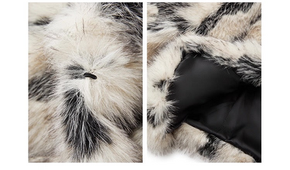 フェイクファーショートコート