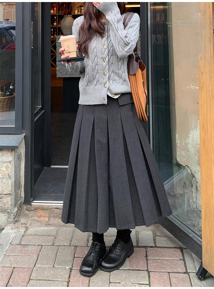 タックプリーツスカート