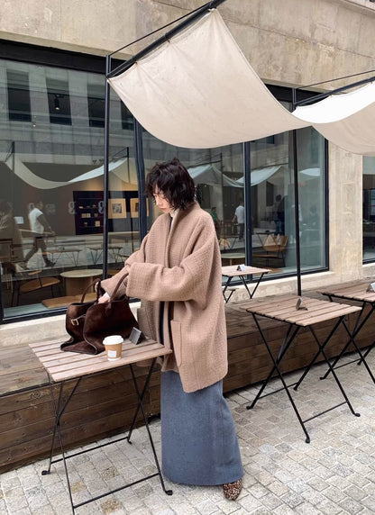 フリース Iラインスカート