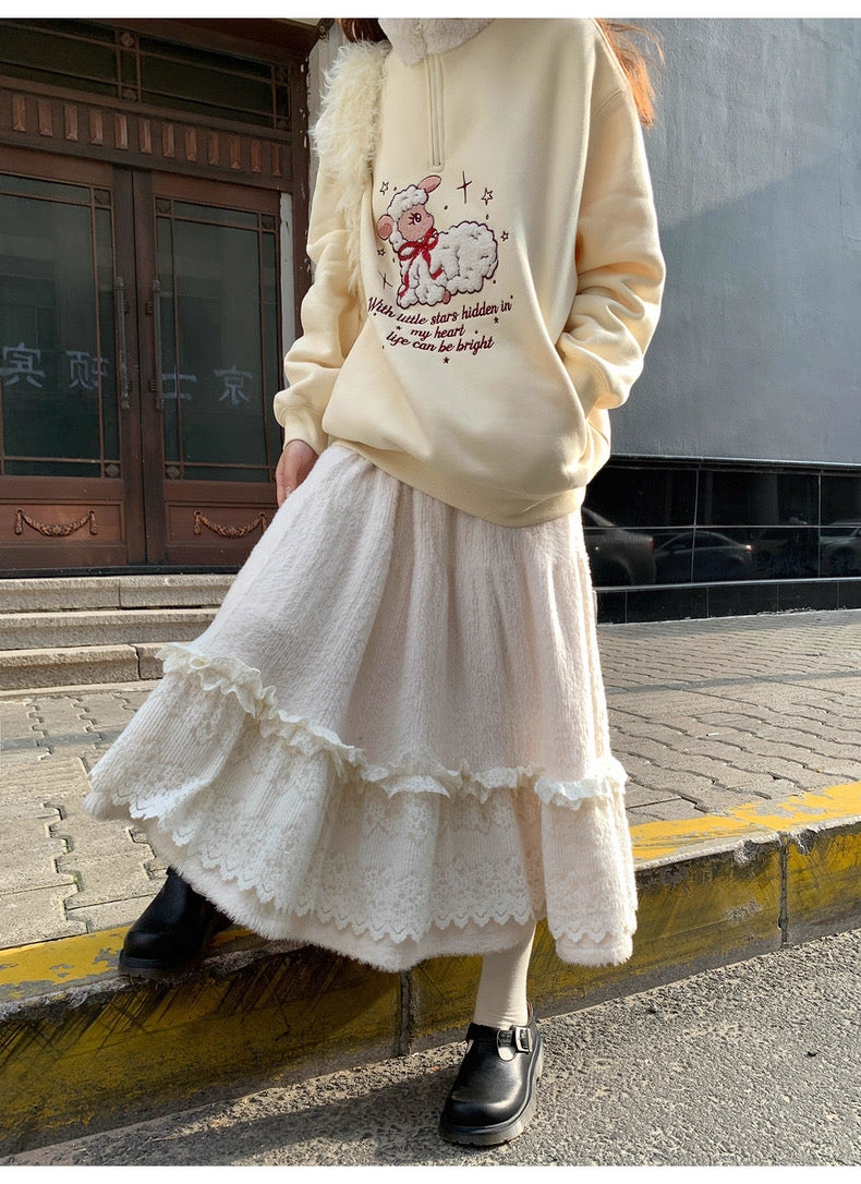 ファーティアードスカート