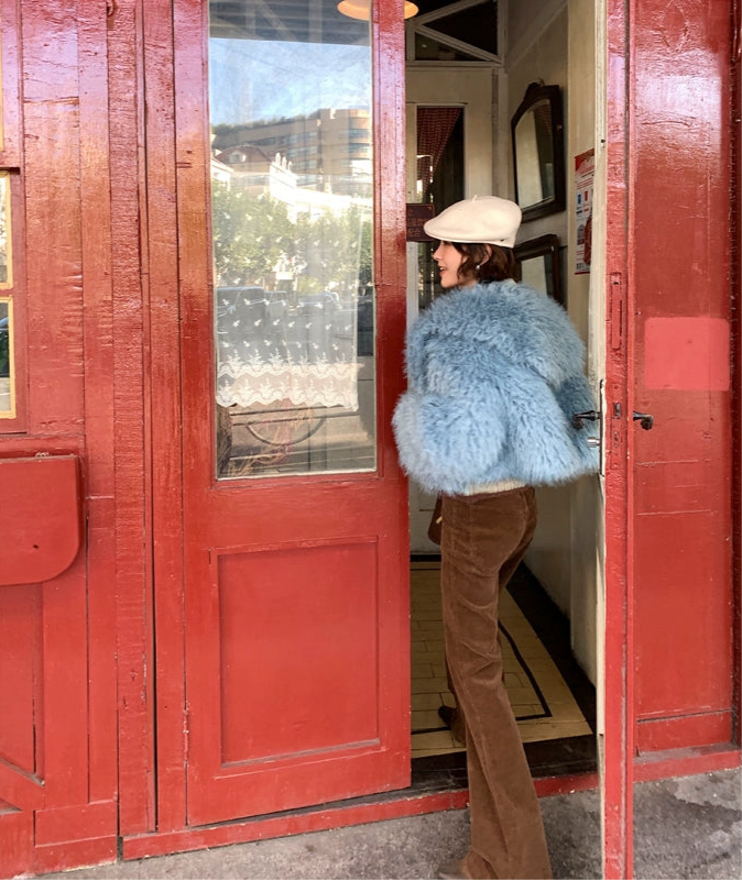 コーデュロイフレアパンツ