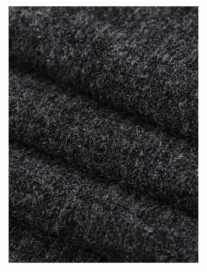 ヘンリーネック ニット ロングフレアワンピース