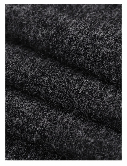 ヘンリーネック ニット ロングフレアワンピース