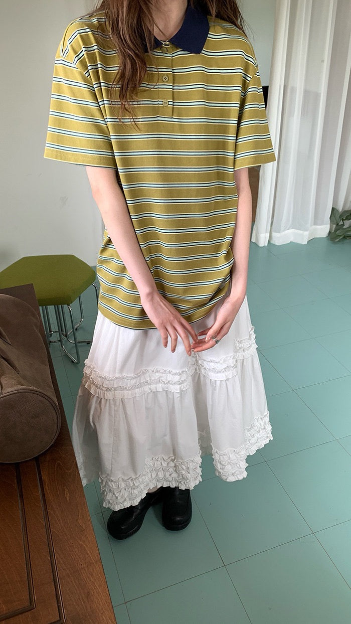 ボーダー ポロTシャツ