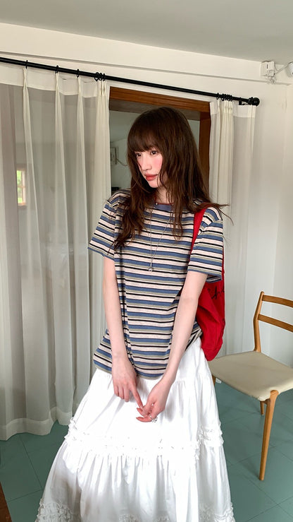 マルチボーダーTシャツ