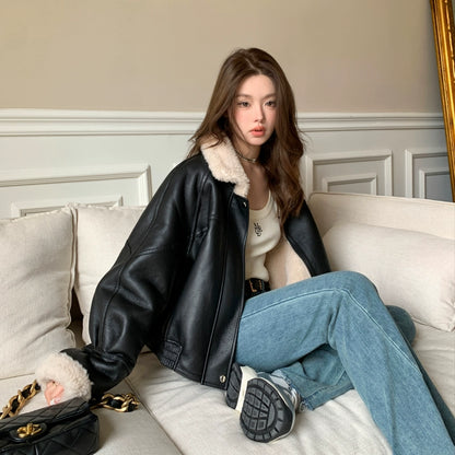 ファーレザージャケット