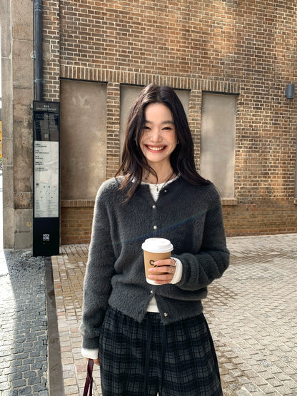 シャギーカーディガン