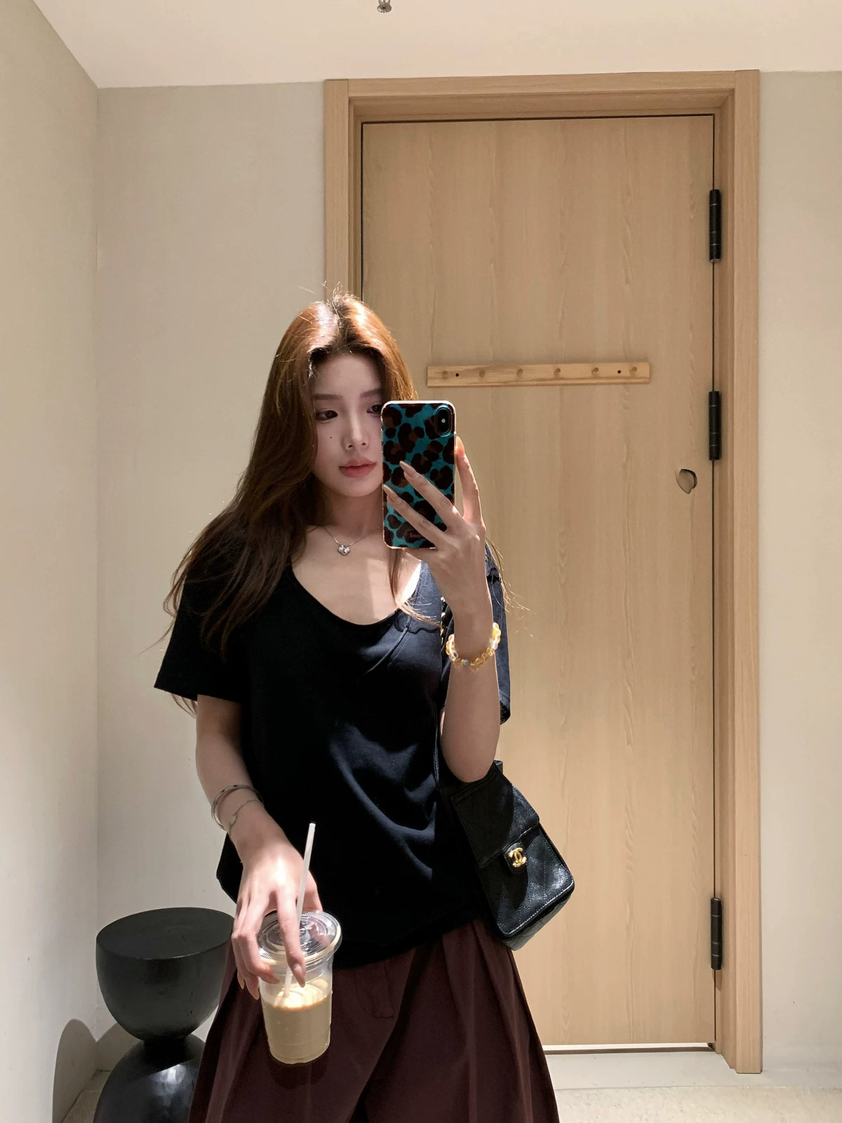 フェイクレイヤードデザインTシャツ