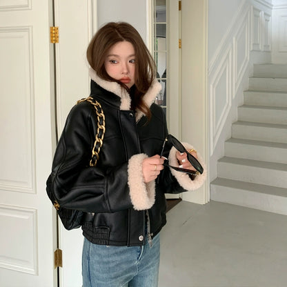 ファーレザージャケット