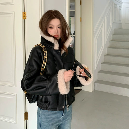 ファーレザージャケット