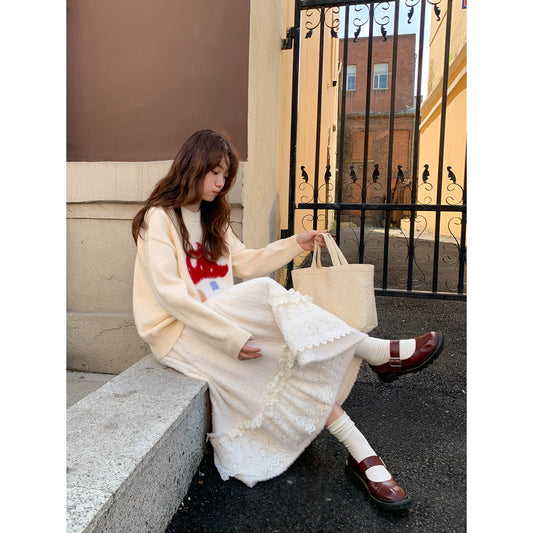 ファーティアードスカート