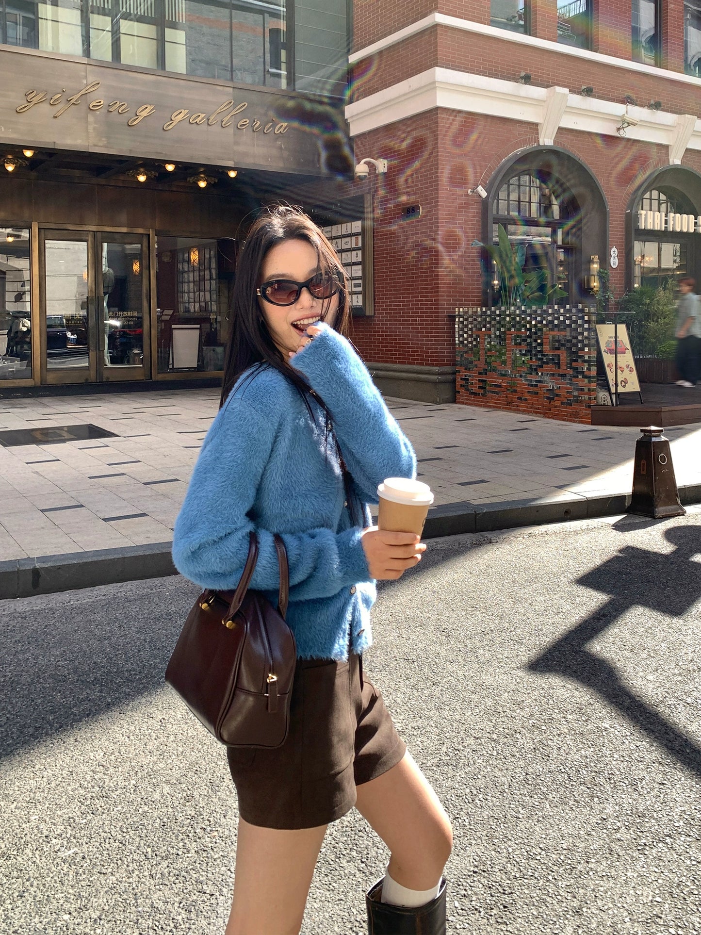 スエードショーツパンツ