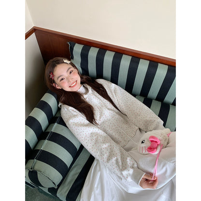 フラワースウェットパーカー