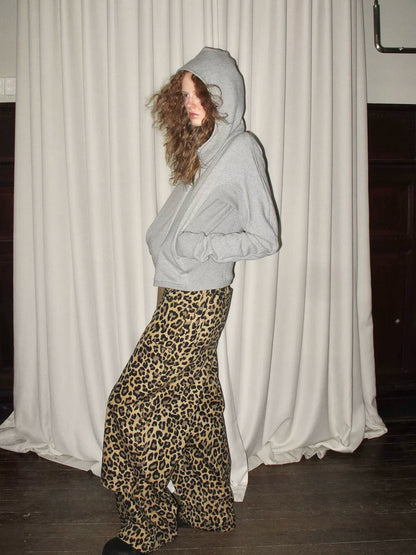 レオパード ワイドパンツ